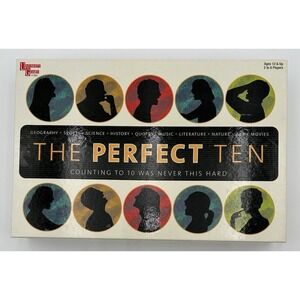 The Perfect Ten Board Game 2003 University Games Over 950 Questions Ages 12+